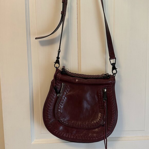 Rebecca Minkoff Leather Crossbody Bag - Purple - Picture 5 of 5